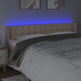  LED uzglavlje boja cappuccina 163x16x78/88 cm od umjetne kože | shoptok.hr