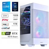 MEGA Računalnik MT S7X GAMER i5-14600KF/RTX4070 Super/16GB/1TB/750W/Brez OS/bela RGB, (21009125) Cene