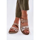Inblu Ladies Sandals With Buckle Beige | Shoptok.si