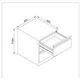 Hanah home ormarić za skladištenje Js1020 light grei | ePonuda.com