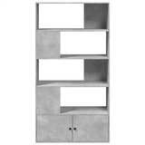  Regal za knjige boja betona 100x36x189 cm konstruirano drvo | shoptok.hr