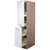 Flex-Well Izvlečna Omara Samoa, Bela, Barva Hrasta | Shoptok.si
