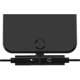 AVIZAR Zvočni in kompaktni polnilni adapter Lightning 2 v 1, Črna, (5000191863) | Shoptok.si