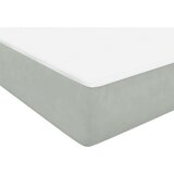Box spring postelja z vzmetnico Svetlo siva 80x210 cm žamet, (21791005) | Shoptok.si