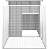  Kavez za zečeve sivi 200 x 91 x 100 cm od pocinčanog čelika | Eponuda.com