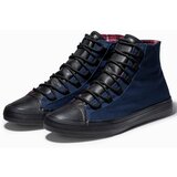 Ombre Men's shoes sneakers in combined materials - navy blue | Shoptok.si