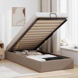 vidaXL Otomanski posteljni okvir brez vzmetnice kapučino 80x200 cm, (21607131) | Shoptok.si