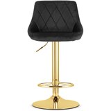 OSKAR Barska stolica Kast black / gold baza | ePonuda.com