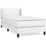 Maison Chic Box spring postelja - Vzmetna postelja z vzmetnico bel 100x200 cm umetno usnje SL7770, (21903562) Cene