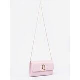 Shelvt Pink clutch bag with silver elements | shoptok.hr