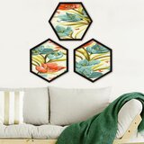 Wallity uramljena slika 6GEN591749642, 35x35 cm, 3 dela | ePonuda.com