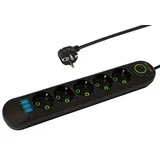PS-550 produžni kabel s 5 utičnica, 3×USB + USB-C, 5 m