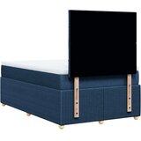 vidaXL Krevet s oprugama i madracem plavi 120 x 190 cm od tkanine | shoptok.hr