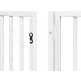 vidaXL Vrata za pse s vratašcima 12 panela sklopiva 960 cm drvo topole | shoptok.hr