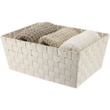 Tendance KOŠARICA 32,5X45X18 CM POLIESTER, BIJELA | shoptok.hr