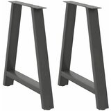  Noge za blagovaonski stol A-oblika 2 kom antracit 70 x (72-73) cm čelik | shoptok.hr