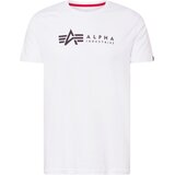 Alpha Industries Majica rdeča / črna / bela | Shoptok.si
