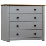 vidaXL Komoda siva 80x40x73 cm borovina Panama Range Cene