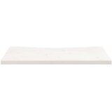  Ploča za radni stol bijela 80 x 40 x 2,5 cm od masivne borovine | shoptok.hr