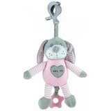 Baby Mix plišana igračka za kolica - glazbeni Pas Grey & Pink Cijene