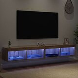  Set TV komoda Zidne 2 pcs Umjetnički hrast 100 x 30 x 30 cm | Eponuda.com