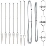  Ograde s Uslugom 7 kom Ø32 mm 140 cm Galvanizirani čelik | shoptok.hr