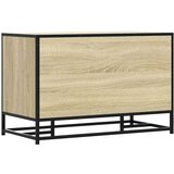 vidaXL Klupa za cipele Sonoma hrast Konstruirano drvo i metal | shoptok.hr