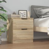  Noćni ormarići 2 kom boja hrasta sonome od konstruiranog drva | shoptok.hr
