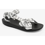 Resti White and black women's sandals with bow Oyall | shoptok.hr