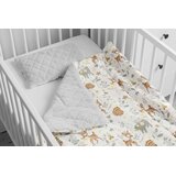Sensillo Komplet za dječji krevetić Plush poplun + jastuk šumske životinje | shoptok.hr