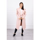Kesi Long hooded cardigan dark powder pink | shoptok.hr