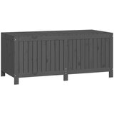  Vrtna kutija za pohranu siva 147x68x64 cm od masivne borovine | Eponuda.ba