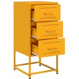 Noćni ormarići 2 kom boje senfa 36x39x78 cm čelični | shoptok.hr