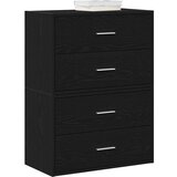  Ormari s 2 ladice 2 kom crni hrast 60x31x40cm konstruirano drvo | shoptok.hr