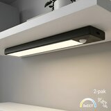  Komplet 2x LED punjivo osvetljenje za nameštaj sa senzorom VIRO LED/1W/800 mAh 20 cm CCT crna | Eponuda.com