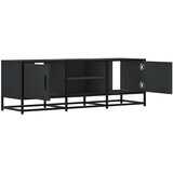 vidaXL TV omarica črna 120x35x41 cm inženirski les in kovina | Shoptok.si