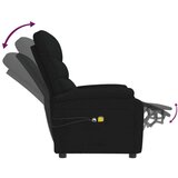  masažna fotelja od tkanine crna | shoptok.hr