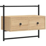 Maison Chic TV omarica - TV stojalo - Televizijska omarica stenska sonoma hrast 60,5x30x51 cm inženirski les, (21699349) Cene