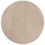Maison Chic Preproga, Rug kratka vlakna mehka in pralna peščena Ø 120 cm, (22121508) | Shoptok.si