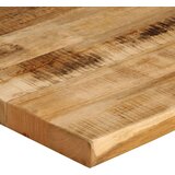 Stolna ploča sa živi rub 90x80x3 8 cm masivno grubo drvo manga | shoptok.hr