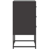 vidaXL Noćni ormarići 2 kom crni 36x39x78 cm čelični | shoptok.hr