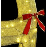  Reindeer vuče saonice Topla bijela 151 x 28 x 128,5 cm tkanina | Eponuda.ba