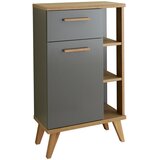 Pelipal Sivi/u prirodnoj boji nizak kupaonski ormarić u dekoru hrasta 50,5x89,5 cm Quickset 924 – | shoptok.hr