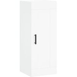  Visoka komoda bijeli 34,5x34x180 cm od konstruiranog drva | shoptok.hr