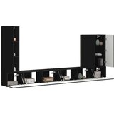 Namestitev na steno 6 pcs Črna - - črna - 78.74 - 98 x 31 x 29,5 cm - 2025-vidaXL-Uvoz_2 | Shoptok.si