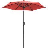 vidaXL suncobran boja cigle 200 x 211 cm aluminijski | shoptok.hr