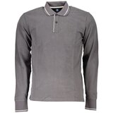 North Sails MEN'S LONG SLEEVED POLO SHIRT GRAY | shoptok.hr