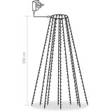 vidaXL Mrežasta svjetla za božićno drvce 300 LED žarulja plava 300 cm | shoptok.hr