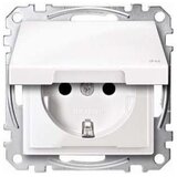 Merten SCHUKO vtičnica pws/gl s pokrovom na tečajih IP44 MEG2414-0319, (20859702) Cene