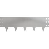  Ograda oko Travnjaka 10 pcs 100 x 30 cm Čelik Srebrna | shoptok.hr
